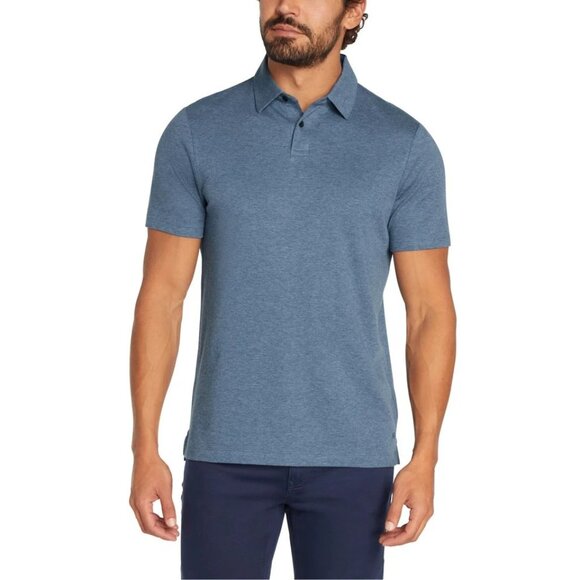 NWOT Banana Republic Men's Size L Blue Polo Shirt - Picture 1 of 8